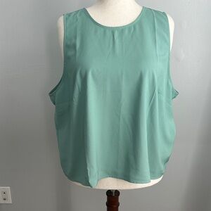 J. Crew Mint Green Sleeveless Top